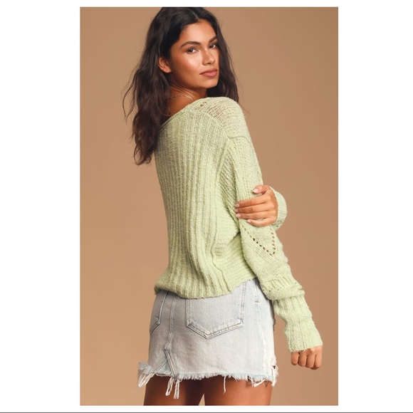 FREE PEOPLE PULLOVER LUXE KNIT SWEATER A2C - Picture 13 of 16
